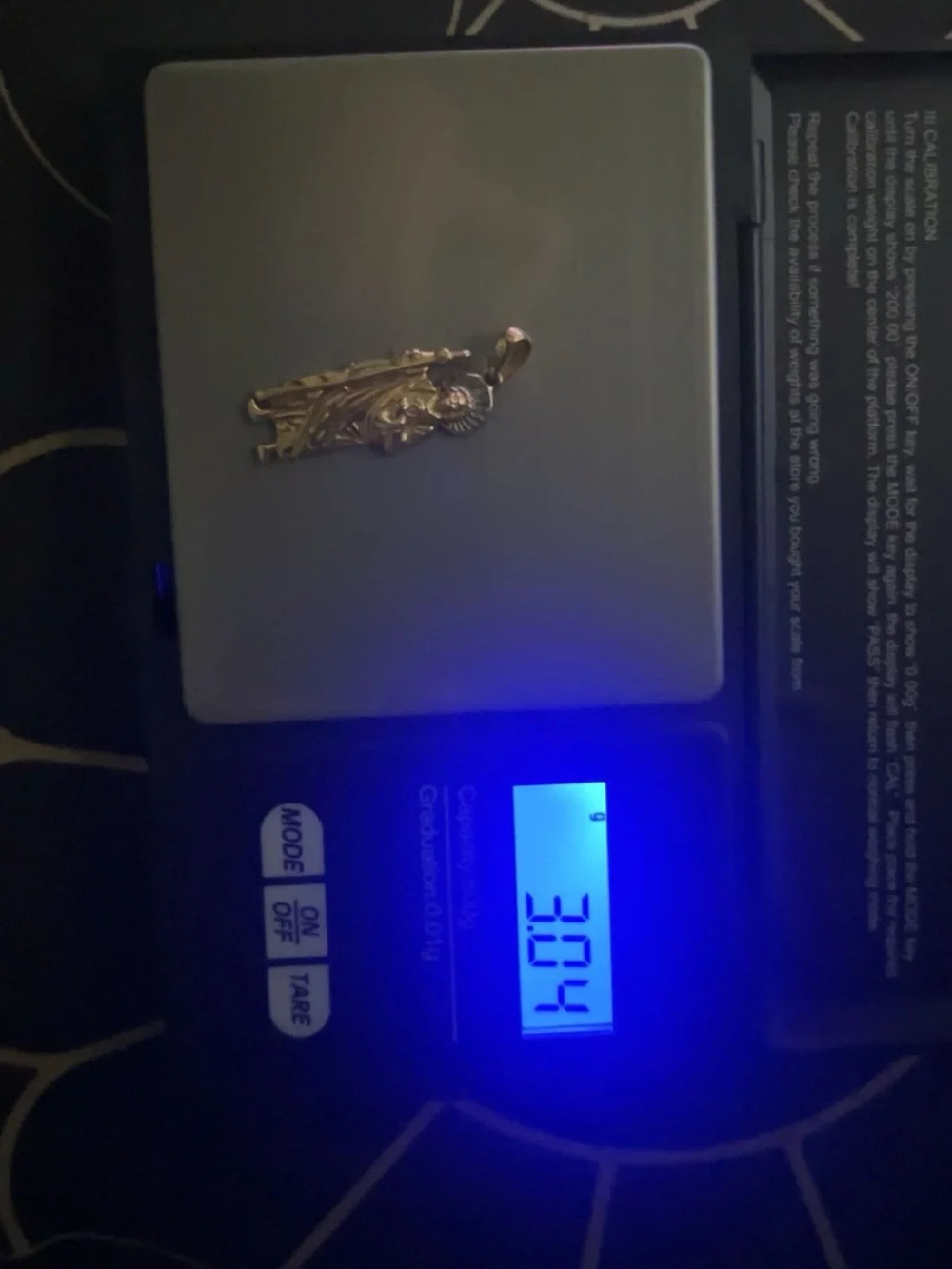 3.04 g 14K pendant San Judas Gold